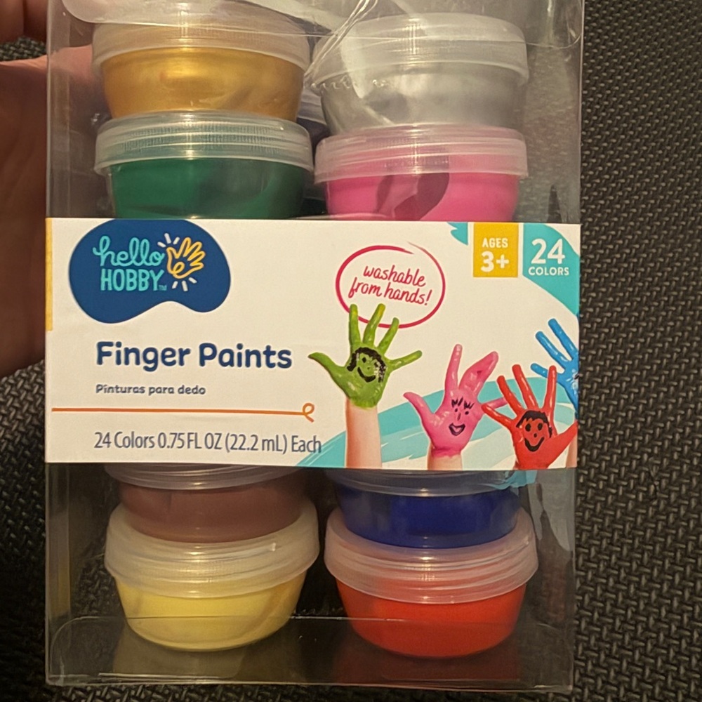 Hello Hobby Finger Paints Set